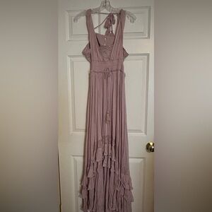 New- Free People- maxi dress- rose